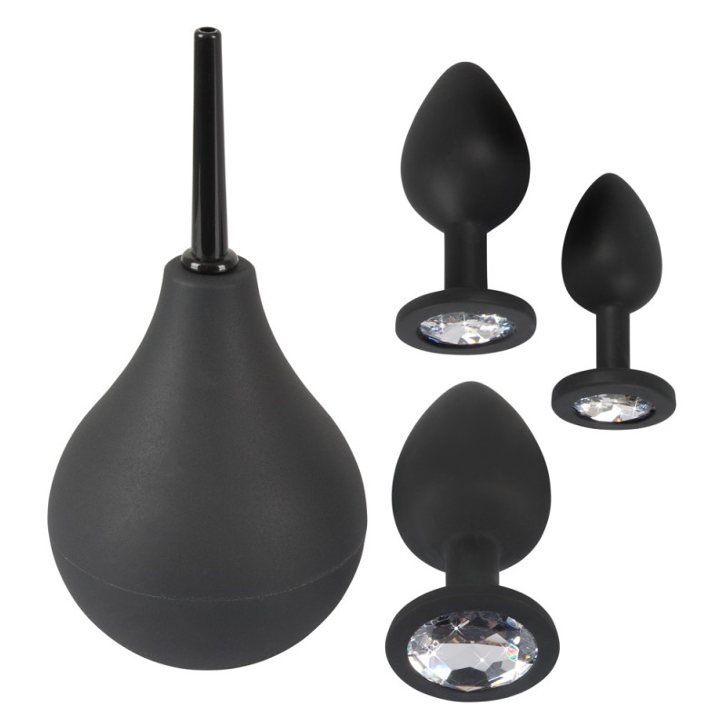 Black Velvets Kit 3 Plugs Bijou Velvet Jewel Noir